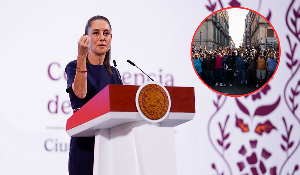 Sheinbaum descartó reunirse con la CNTE tras agresiones a reporteros durante sus protestas, pero afirmó que el diálogo continuará a través de sus secretarios.