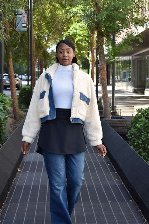 Hip Hip Her-Ray, Black, downtown runway