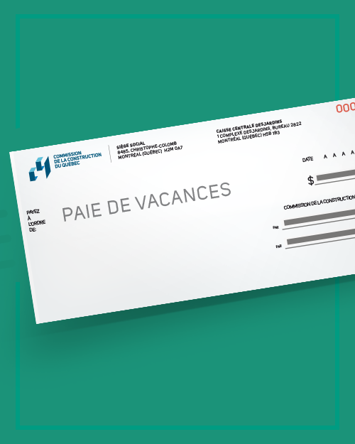 Paie de vacances