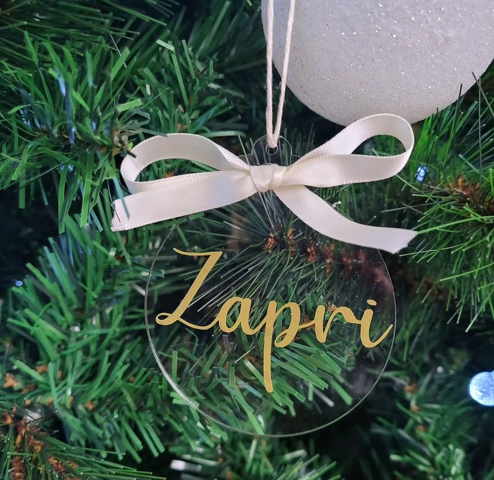 Thumbnail: Acrylic Clear Bauble