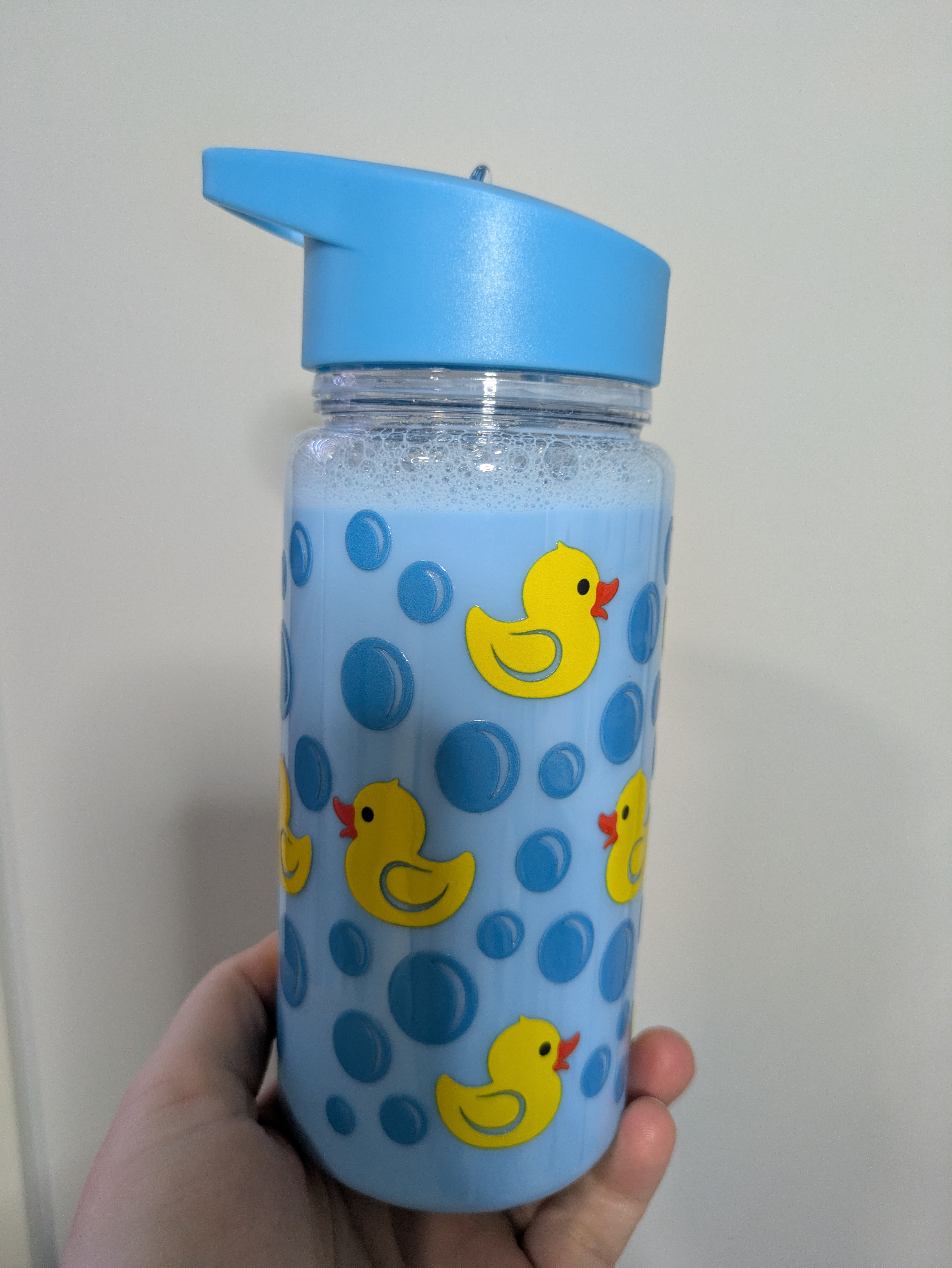 Bubble bath duck