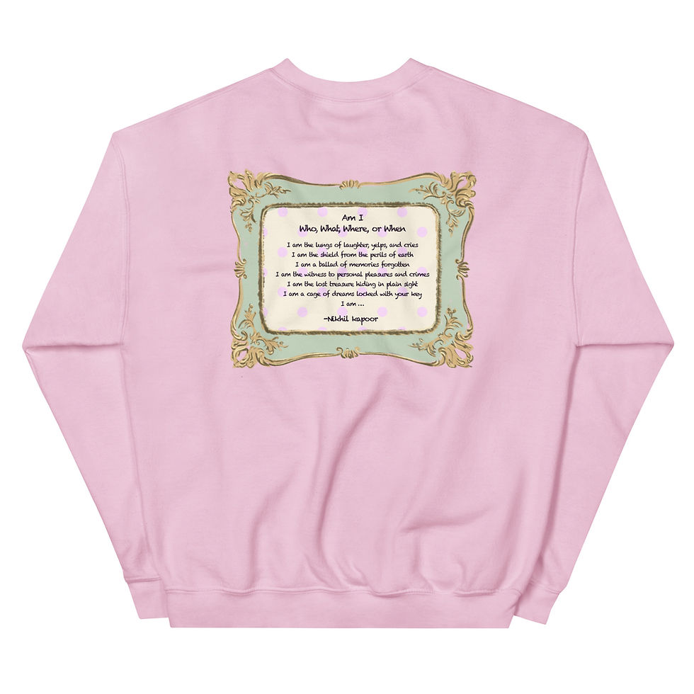 Thumbnail: "Am I Who, What, Where, or When Sweatshirt