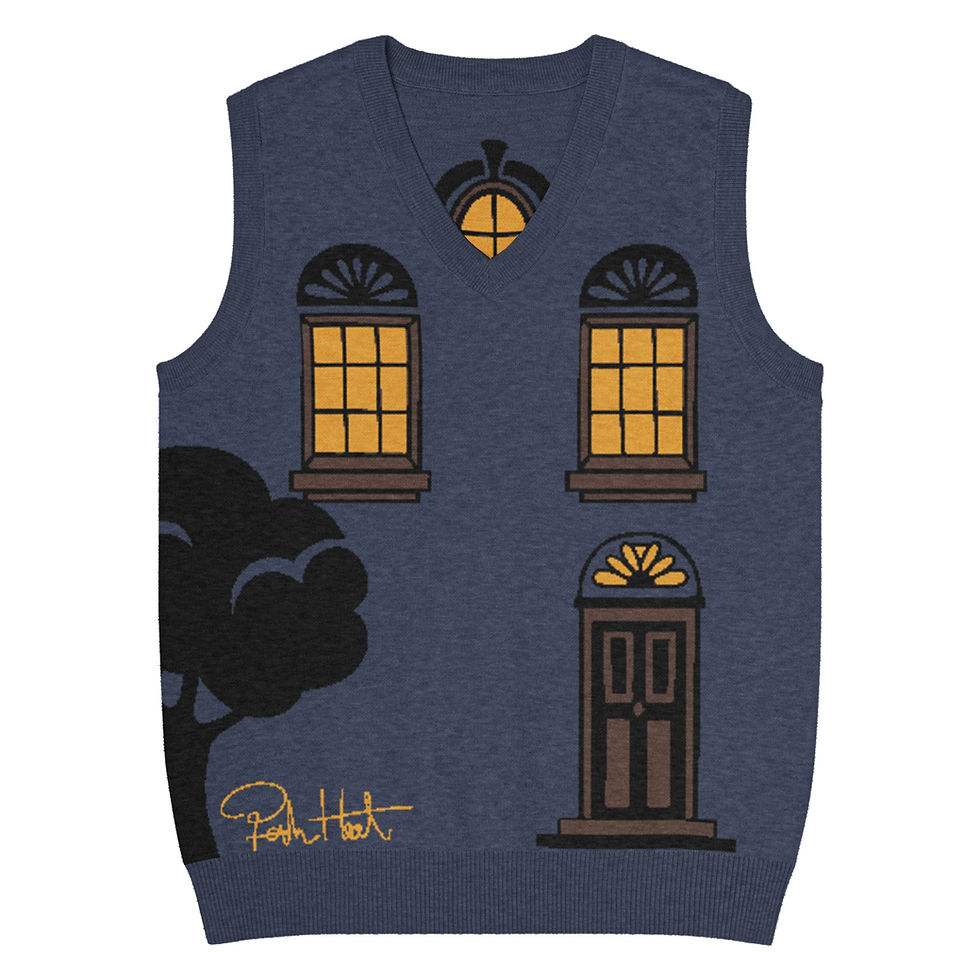 Thumbnail: "Am I Who, What, Where, or When" Knit V-neck vest