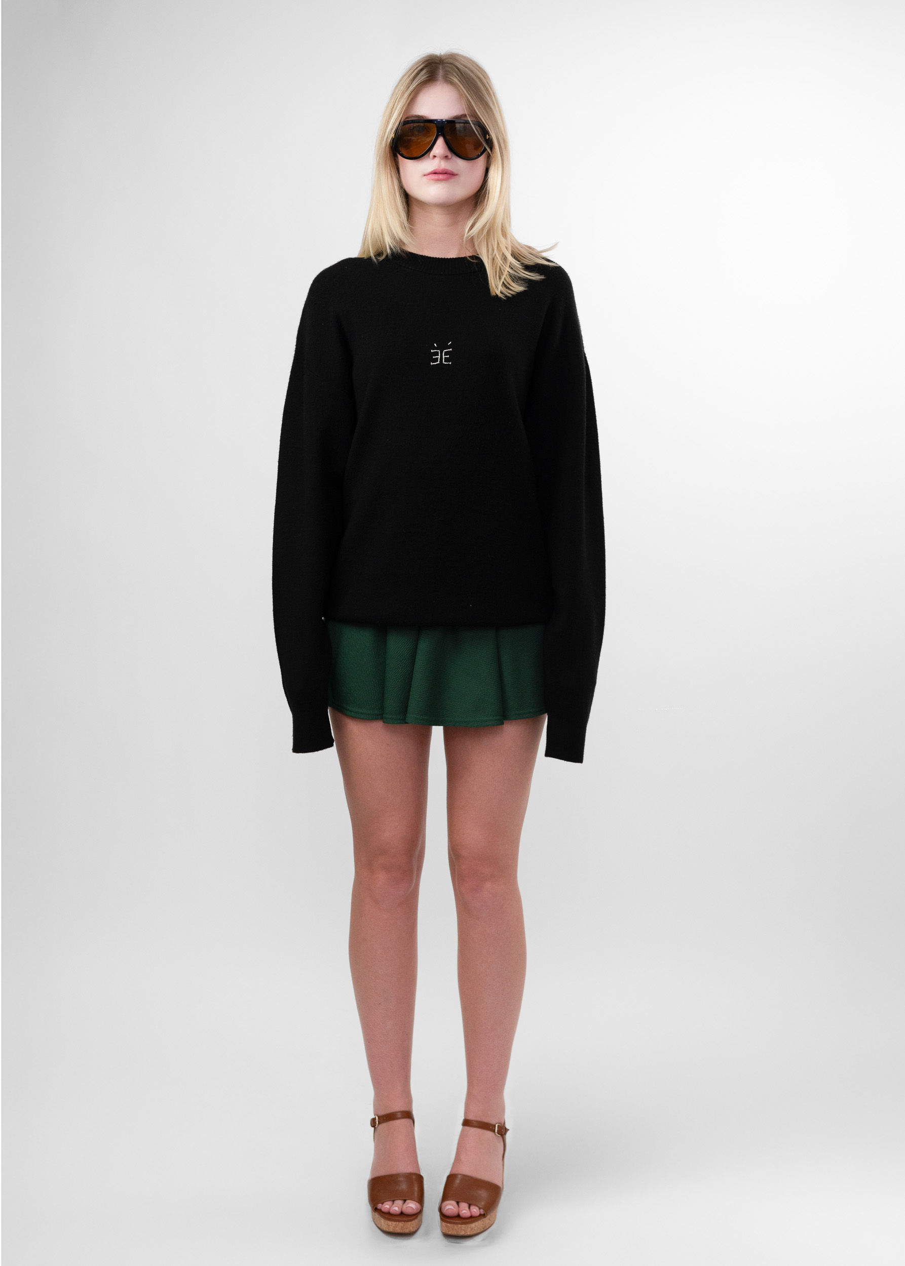 CASHMERE SWEATER WITH NIGHT DESIGN