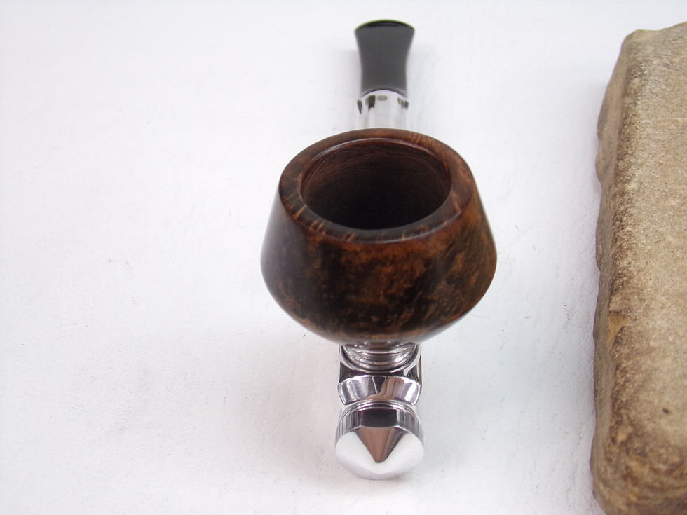 Thumbnail: KIRSTEN "M" ESTATE PIPE NICE KIRSTEN BOWL NEW VULCANITE BIT & NEW ENDVALVE