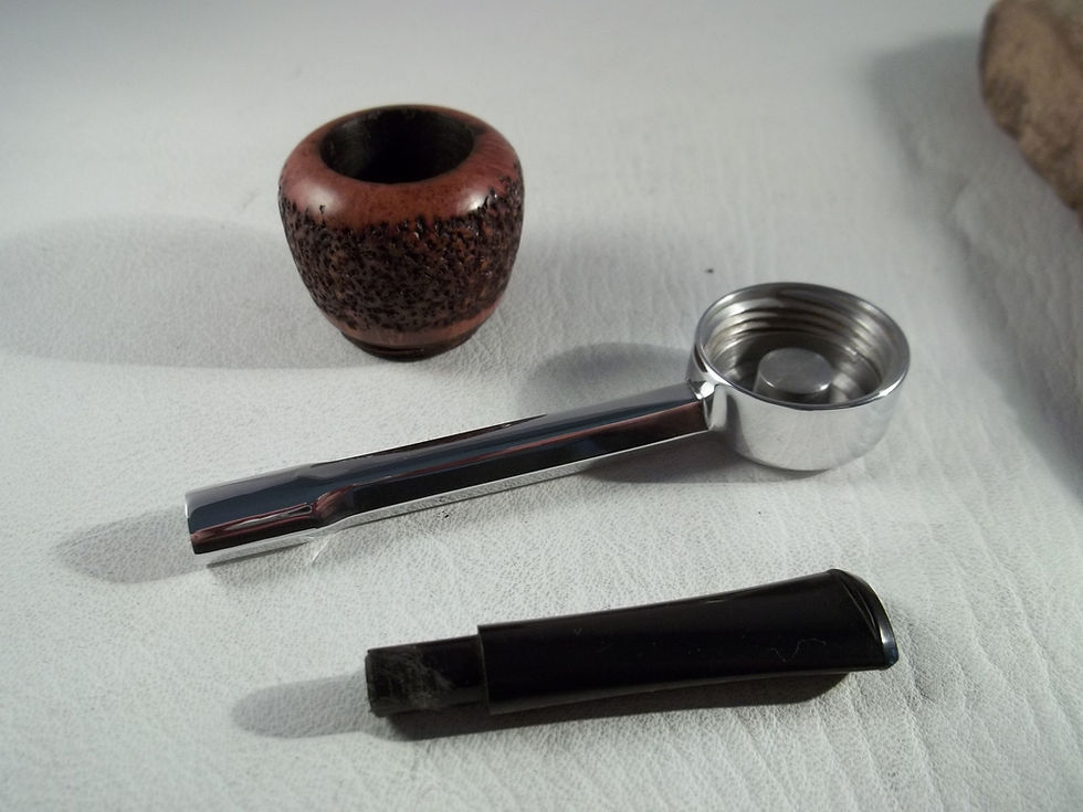 Thumbnail: METAL ALUMINUM THE BRENFORD STAMPED IN CUP, FD3 ESTATE PIPE BRIAR BOWL