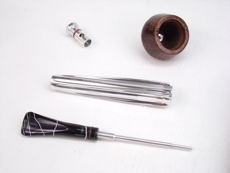 Thumbnail: KIRSTEN "S" ESTATE PIPE NICE KIRSTEN BOWL NEW LUCITE BIT & NEW ENDVALVE