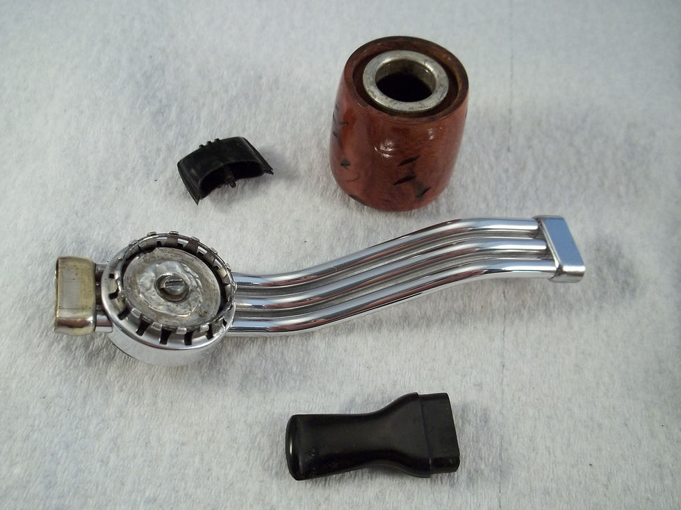 Thumbnail: VINTAGE RESTORED METAL ALUMINUM "SCOTTIE" ESTATE PIPE
