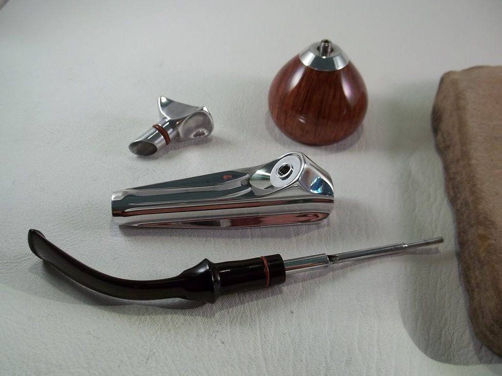 Thumbnail: VINTAGE RESTORED KIRSTEN ALUMINUM ESTATE PIPE MADE IN U.S.A .B CUSTOM SITTER