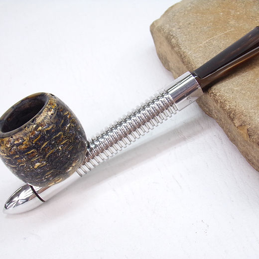 metal tobacco Handmade Damascus Steel Smoking Pipe, Pipe With Brass Metal, Mesh Gauze Filter, Gift for Him on Christmas, New Year The Metal Pipe Movement