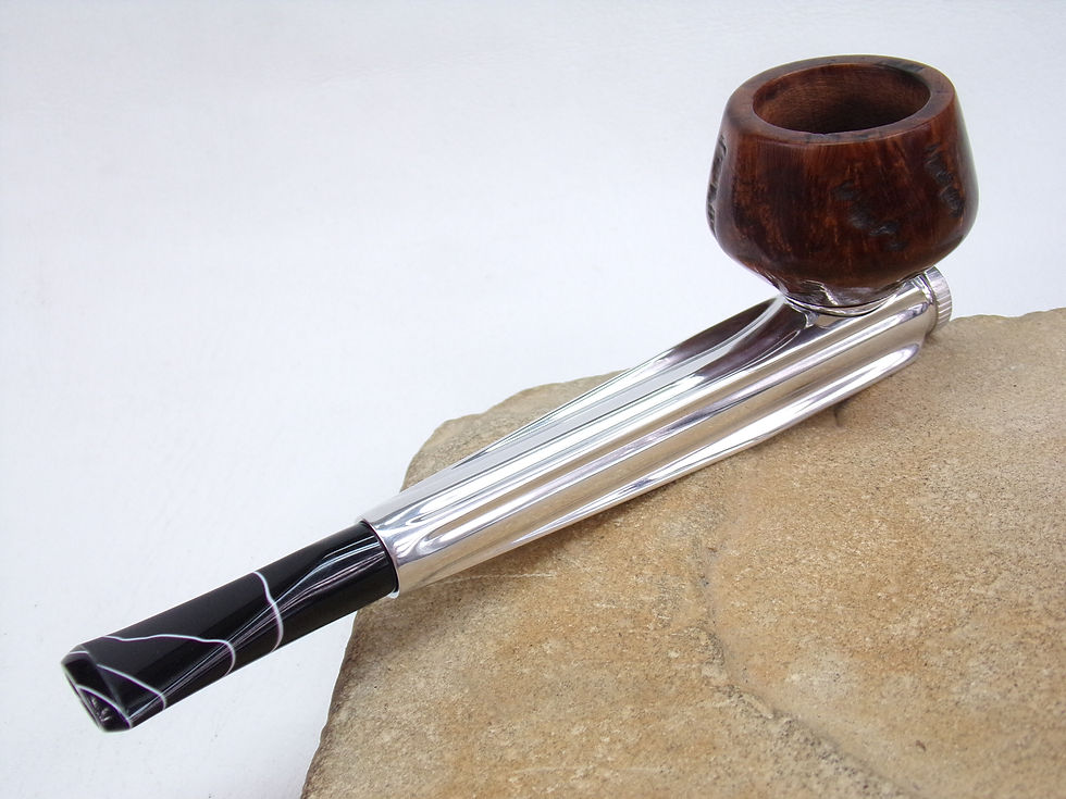 Thumbnail: KIRSTEN "S" ESTATE PIPE NICE KIRSTEN BOWL NEW LUCITE BIT & NEW ENDVALVE