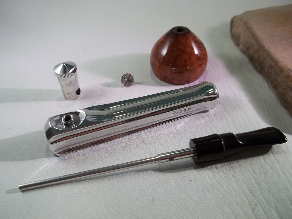 Thumbnail: RESTORED VINTAGE KIRSTEN PATS.& PATS. PEND.- L ESTATE PIPE