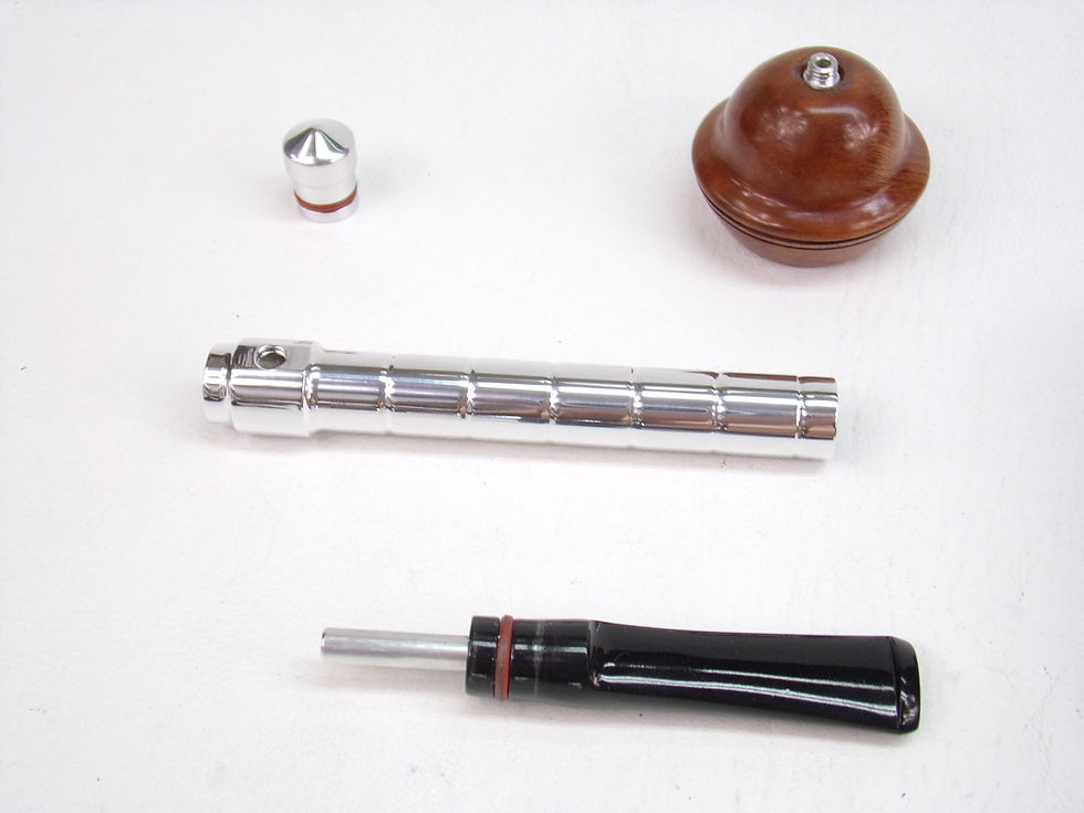 Thumbnail: ZEP ll MADE HERE AT DKMETALPIPES NEW BRIAR BOWL NEW KIRSTEN STYLE VULCANITE BIT