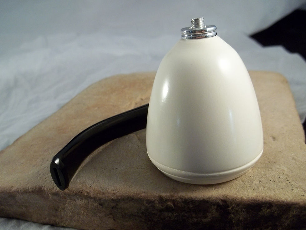 Thumbnail: KIRSTEN ESTATE PIPE MADE IN U.S.A. V, NEW MEERSCHAUM BOWL W/ CUSTOM SITTER VALVE
