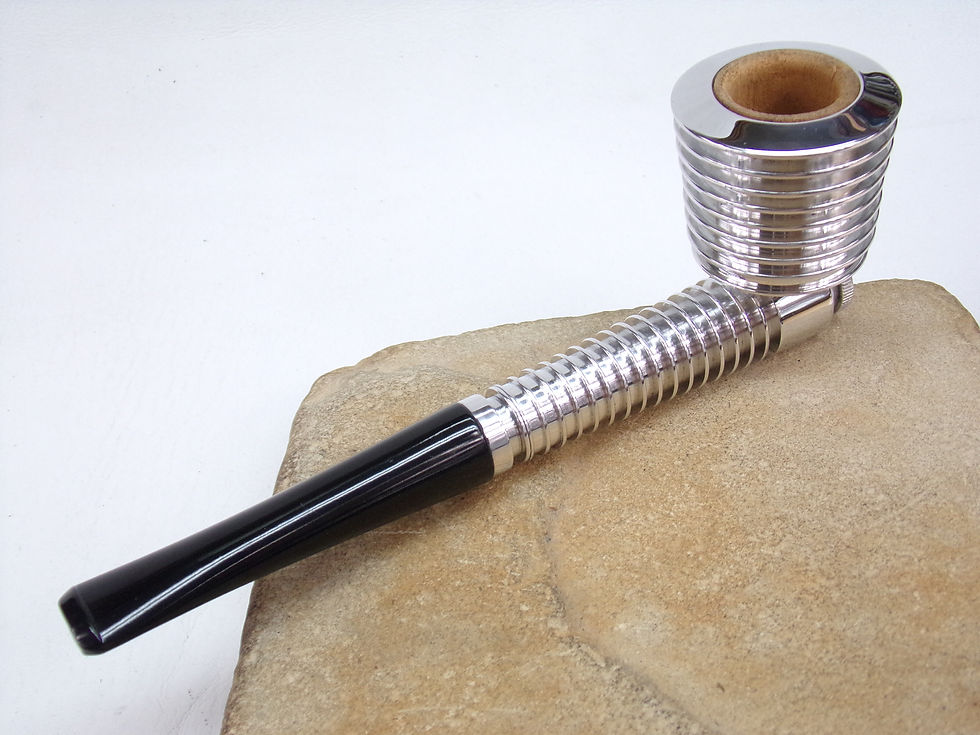 Thumbnail: RARE N.O.S. 1940'S MADE IN U.S.A. MELLO-PURE ESTATE PIPE, ORIGINAL PARTS MINT
