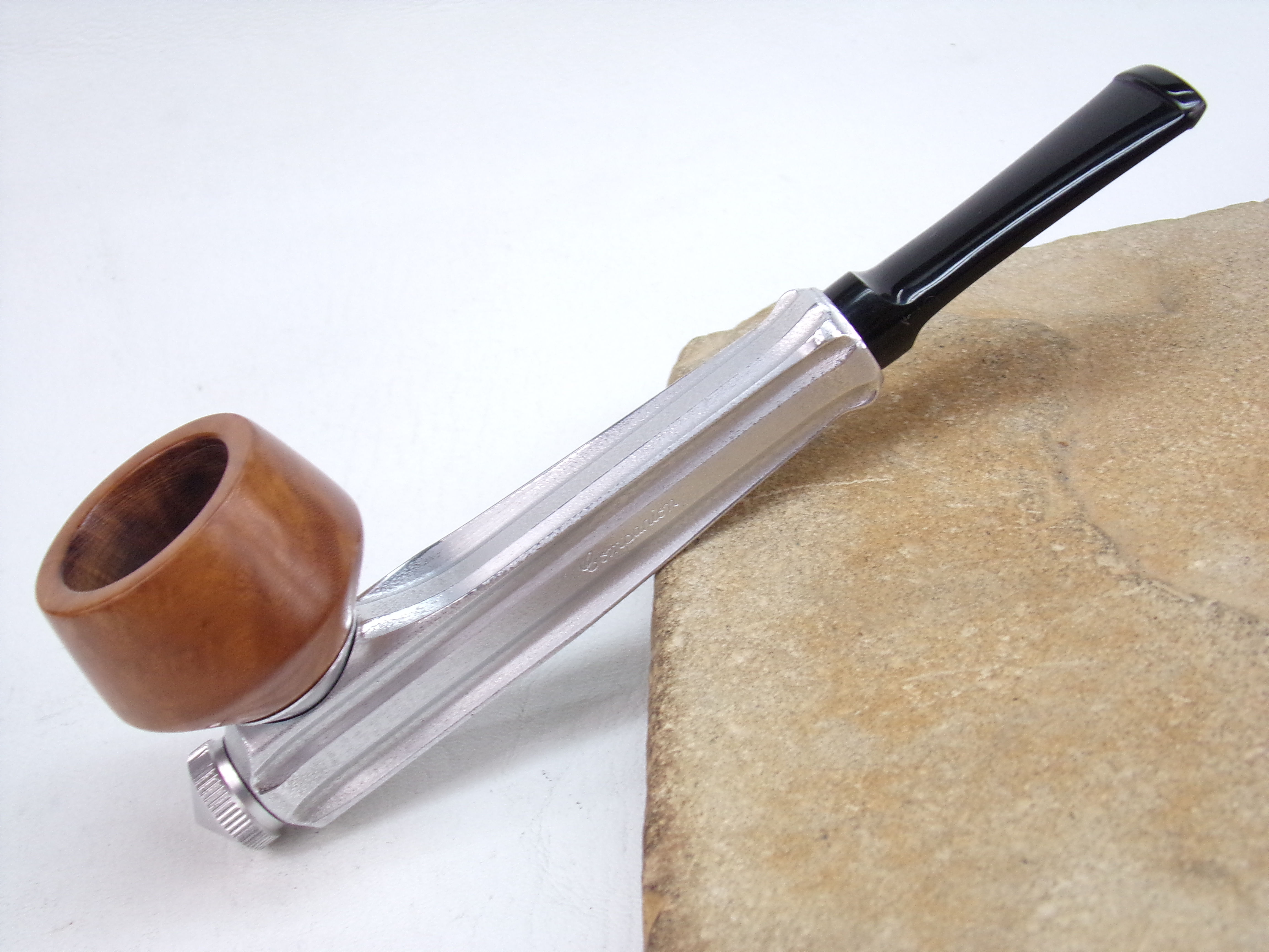 KIRSTEN "COMPANION" ESTATE PIPE NICE KIRSTEN BOWL NEW BIT & NEW ENDVALVE