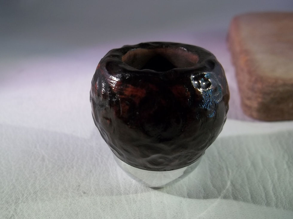 Thumbnail: METAL ALUMINUM PIPE STAMPED "QUIET COMRADE" ESTATE PIPE BRIAR BOWL
