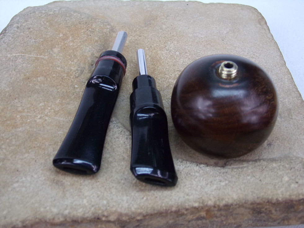 Thumbnail: 40'S TO 60'S "ZEPHAIR" ALUMINUM ESTATE PIPE NEW KIRSTEN BIT, ORIGINAL BIT & BOWL