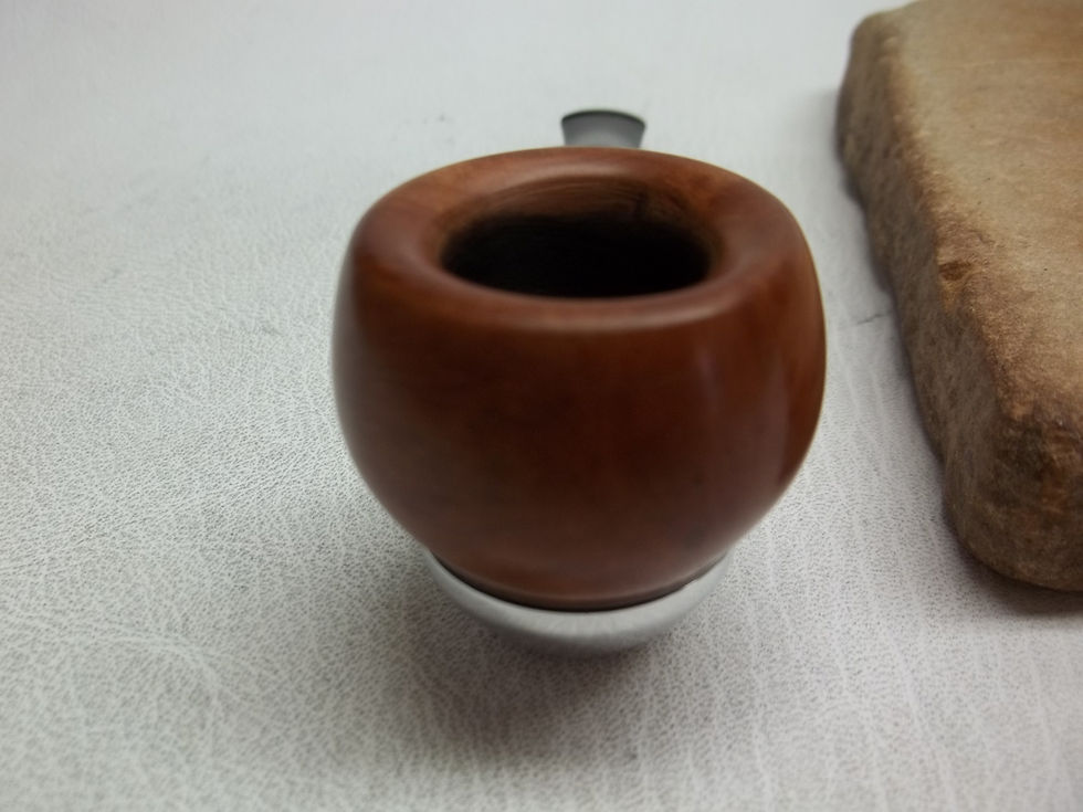 Thumbnail: RESTORED VINTAGE METAL QUIET COMRADE FILTER ESTATE PIPE NICE BRIAR BOWL