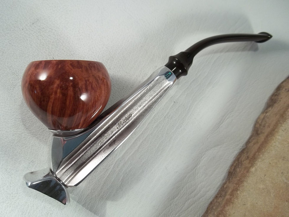 Thumbnail: RESTORED CUSTOM HIGHLIGHT VINTAGE KIRSTEN "BX" ESTATE PIPE W/CUSTOM SITTER VALVE