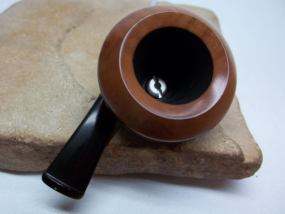 Thumbnail: RESTORED KIRSTEN ALUM ESTATE PIPE MADE IN U.S.A .B NEW KIRSTEN BRIAR BOWL