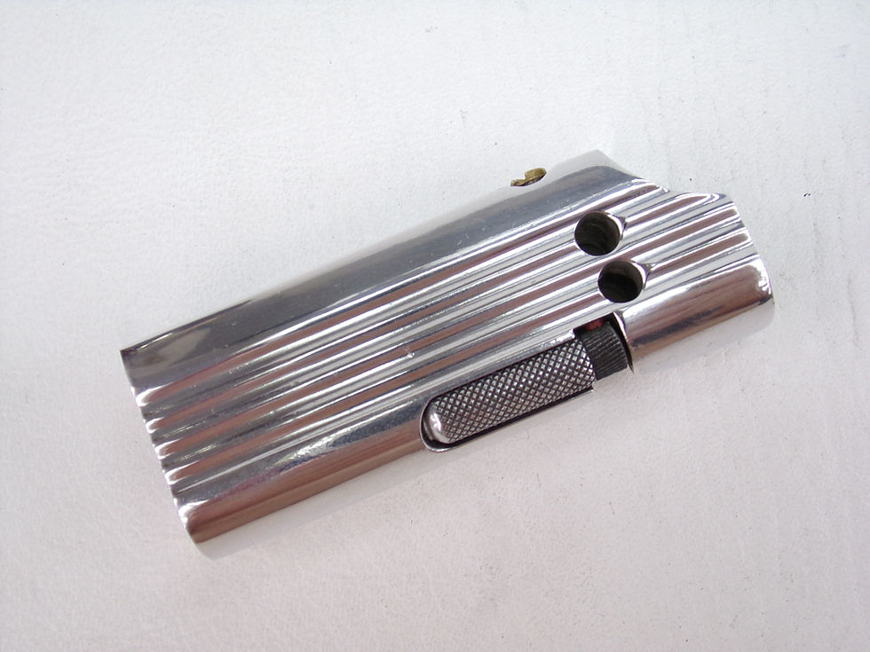 Thumbnail: VINTAGE FLAMIDOR FLAMBEAU, MADE IN FRANCE, ALUMINUM PIPE LIGHTER WORKS AS SHOULD