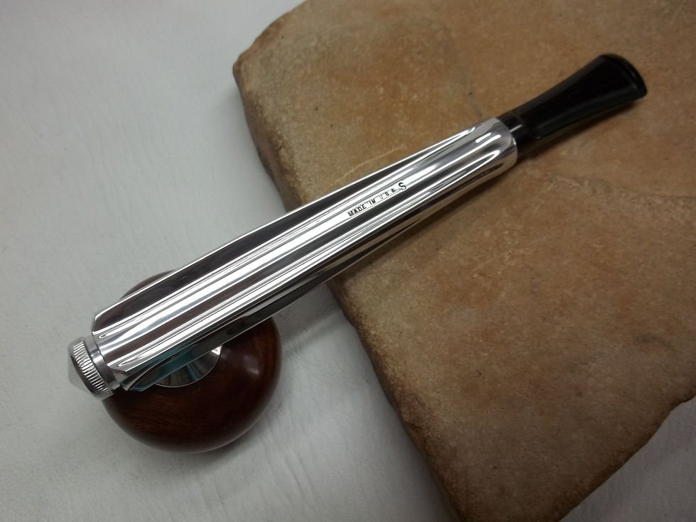 Thumbnail: NOS VINTAGE KIRSTEN "S" ESTATE PIPE NEW KIRSTEN BRIAR BOWL NEW NICE NEW BIT