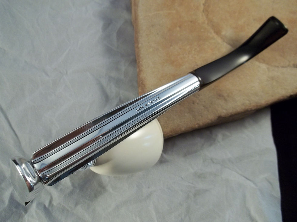Thumbnail: KIRSTEN ESTATE PIPE MADE IN U.S.A. V, NEW MEERSCHAUM BOWL W/ CUSTOM SITTER VALVE