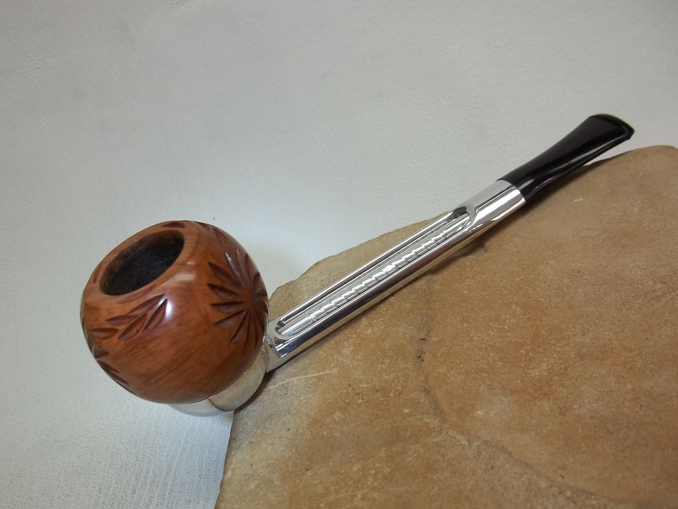 Thumbnail: RESTORED VINTAGE METAL ALUMINUM FALCON FD A ESTATE PIPE BRIAR BOWL