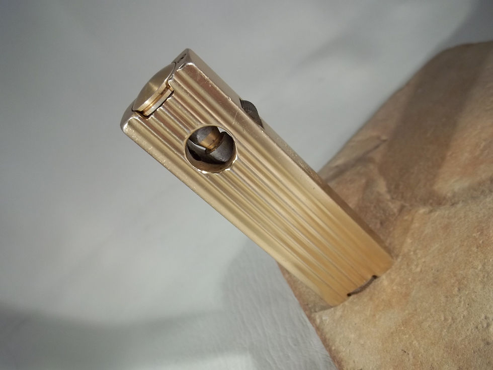 Thumbnail: BENLOW GOLMET MOTORIST PIPE LIGHTER NICE CONDITION WORKS WELL, MADE IN E