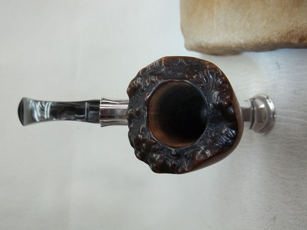 Thumbnail: KIRSTEN ALUM ESTATE PIPE MADE IN U.S.A . DB WITH KIRSTEN PLATEAU TOP BOWL