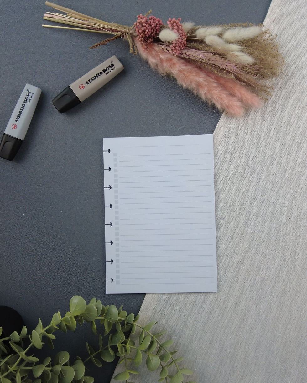 agenda rechargeable to do list bullet journal organisation productivité la papeterie de marie gris
