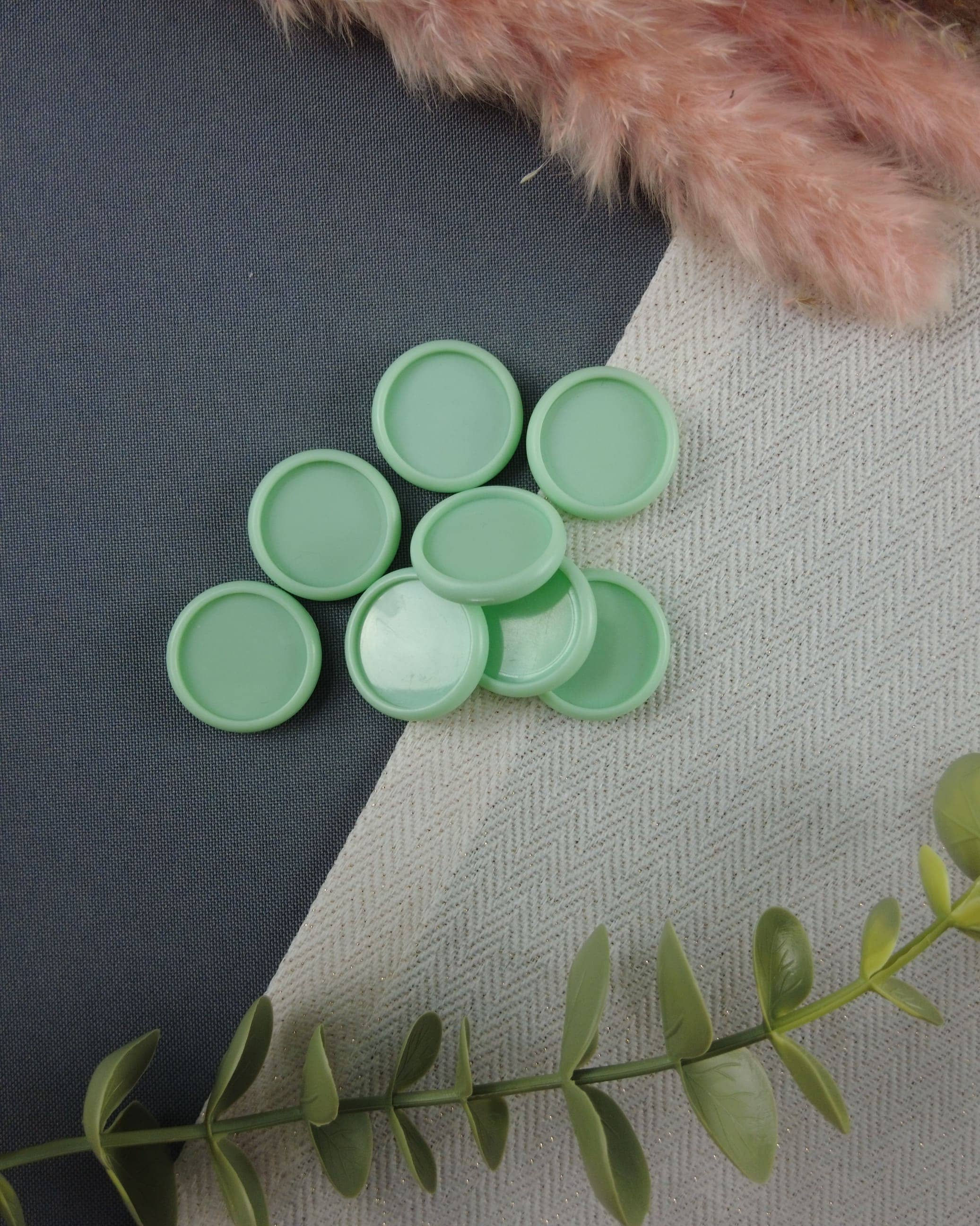 Anneaux rechargeables pour carnets modulables, compatible atoma happy planner, taille S, couleur vert clair pastel