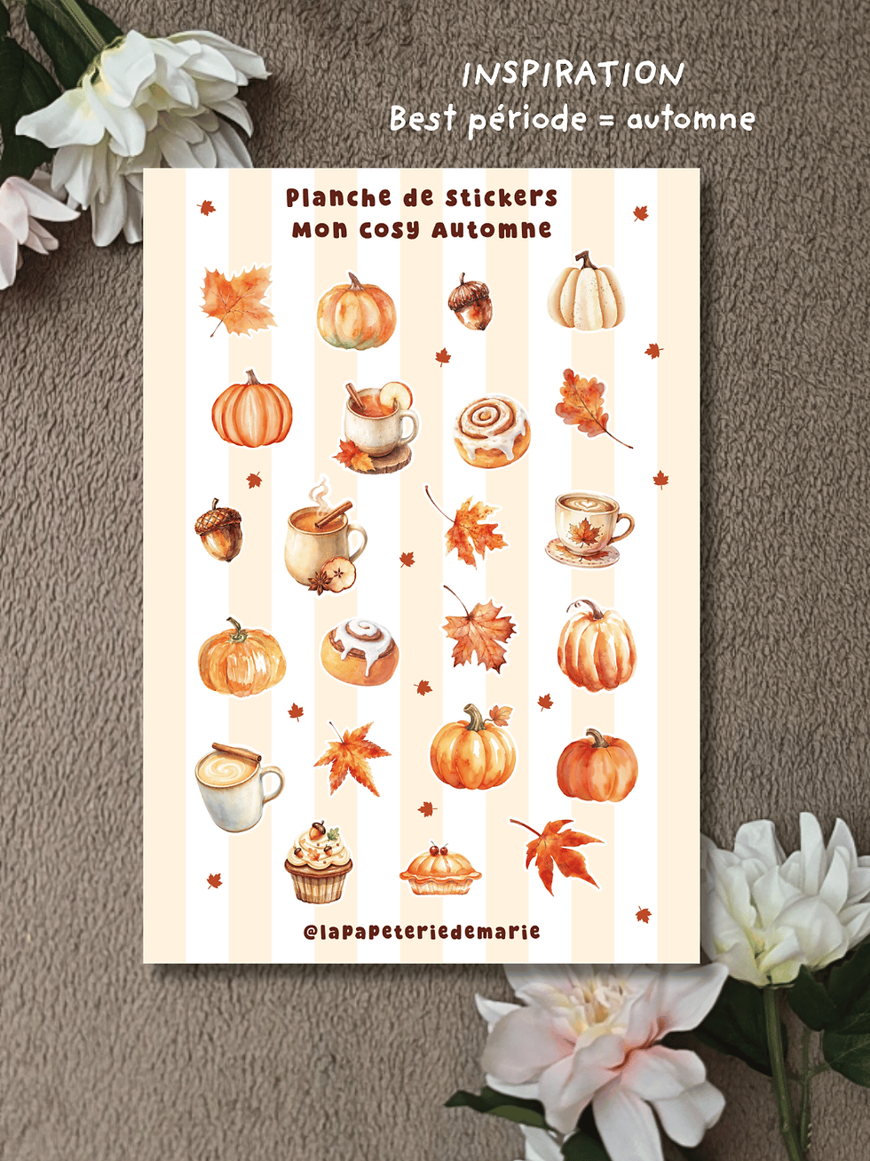 Miniature : Planches de Stickers | Carnet de Lecture