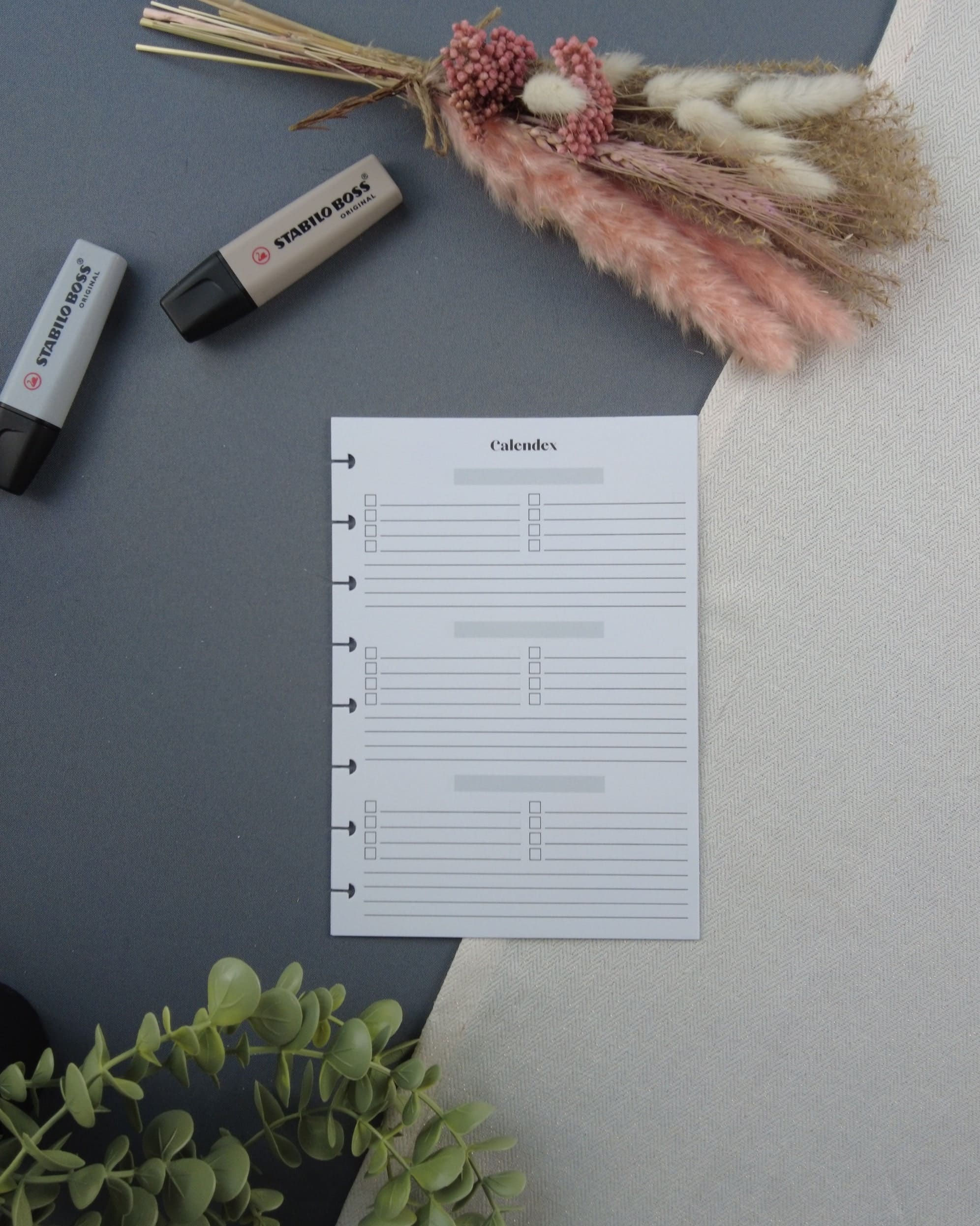 agenda rechargeable personnalisable vue annuelle to do list
