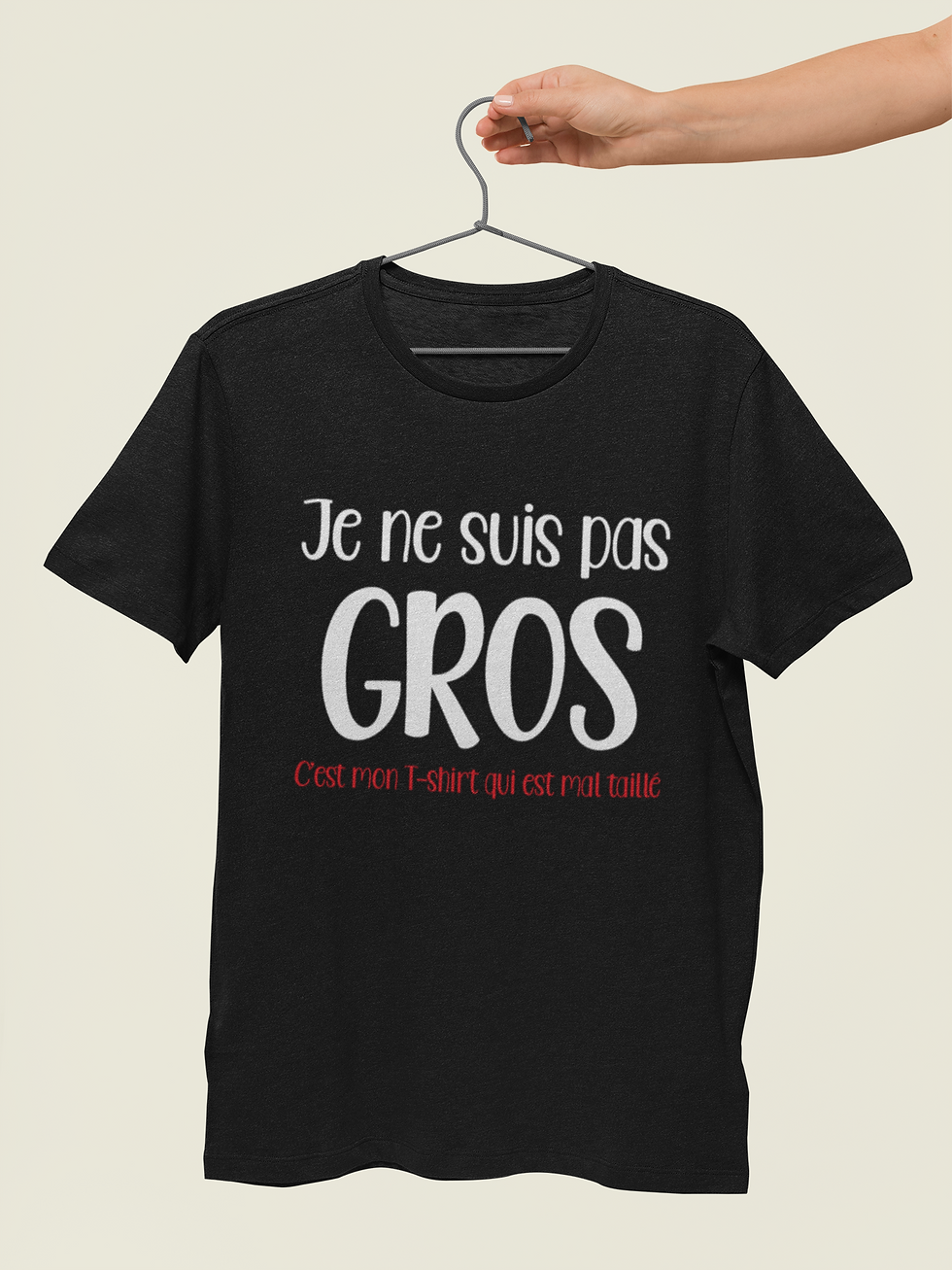 Miniature : T-shirt Je ne suis pas Gros
