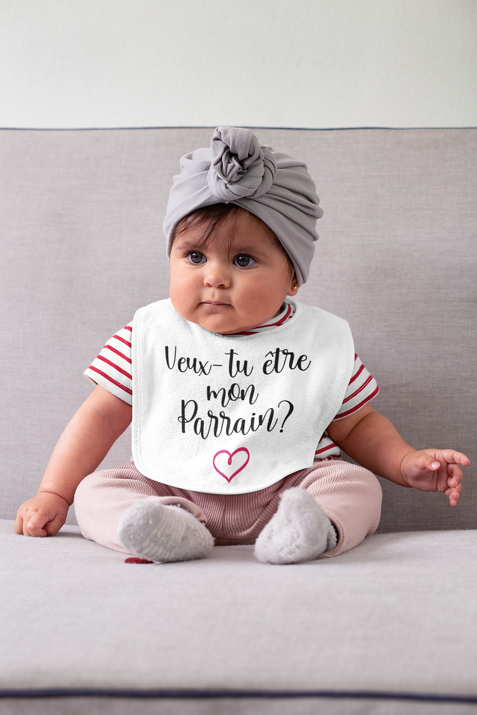 Miniature : Bavoir Parrain