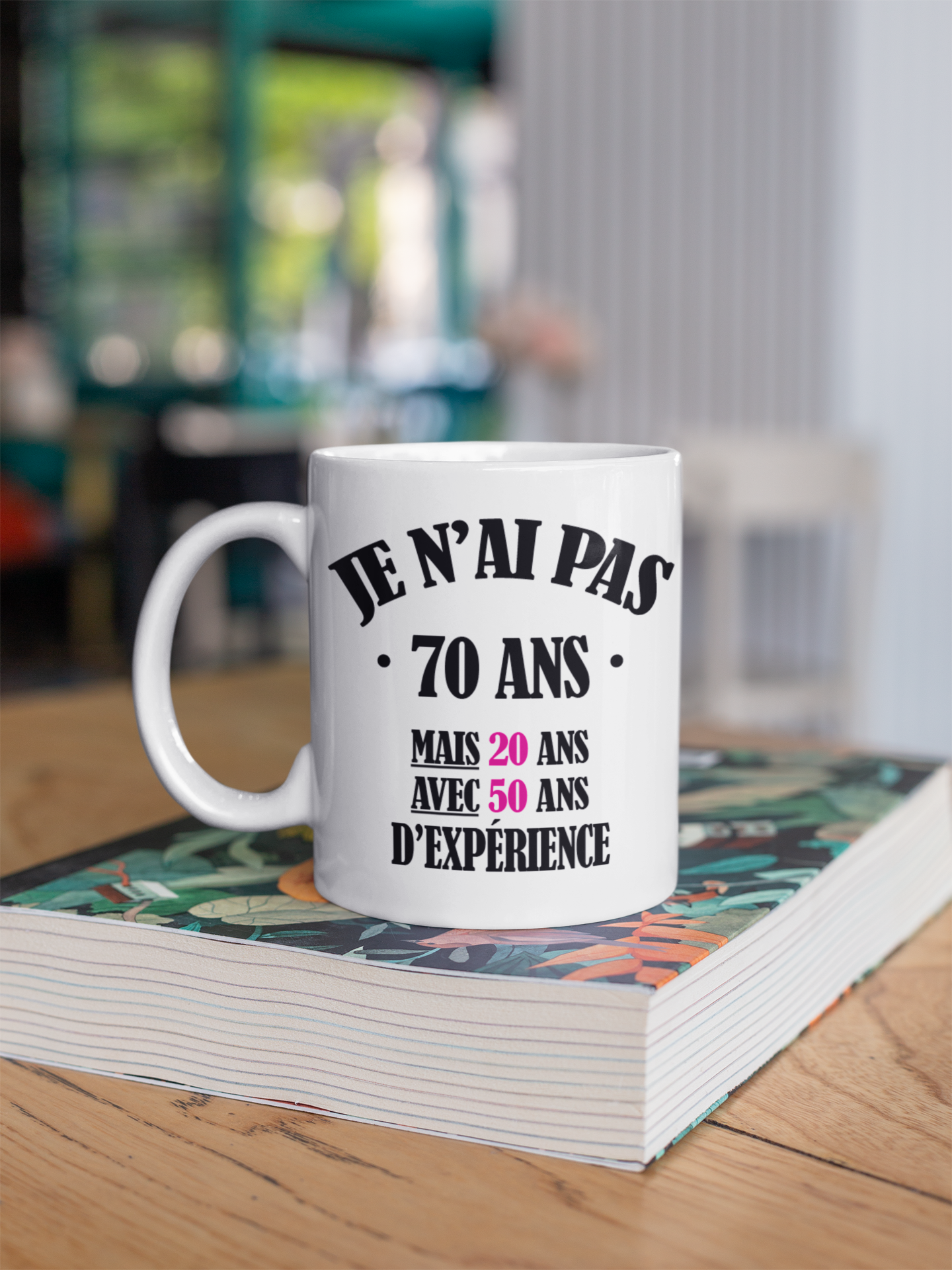 Mug Je n'ai pas 70 ans