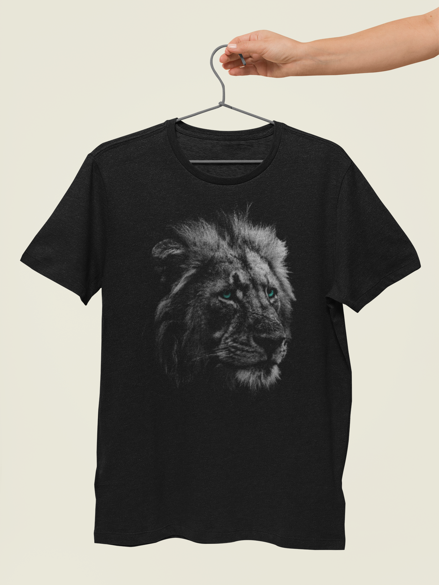 T-shirt Lion Bleu