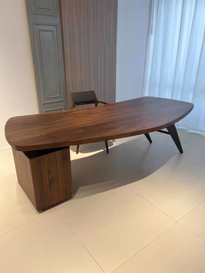 Black Oak Wood Working Desk