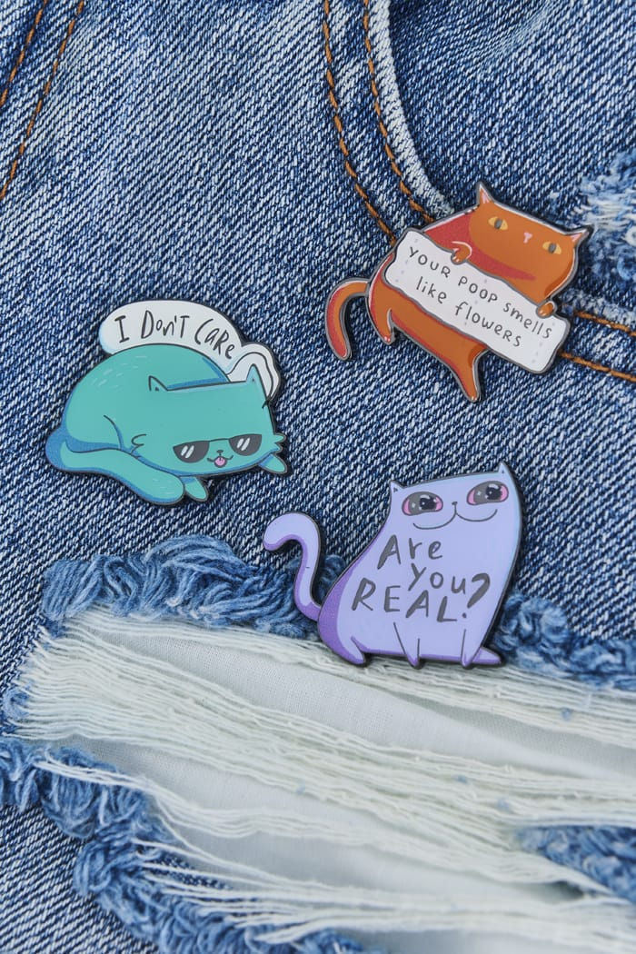 Thumbnail: Silly Kitties Pin Set