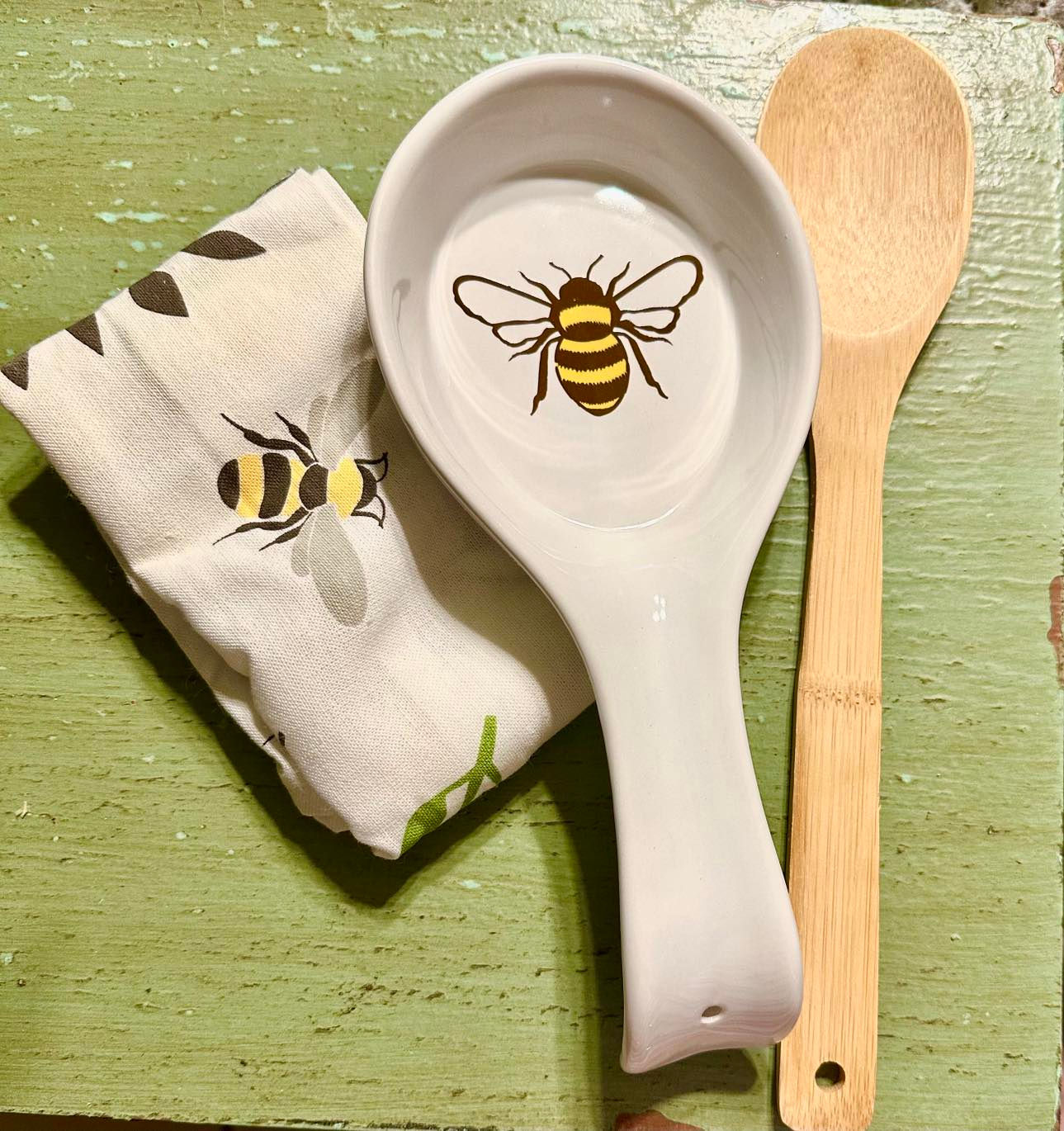 3-Pc. Bee Spoon Rest Countertop Sets
