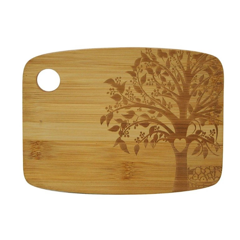 Tree Etched Cheese Board