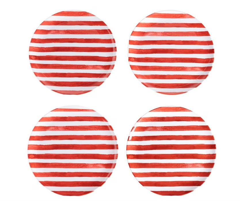 Thumbnail: Set of 4 Stars and Stripes Melamine Plates