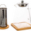 Thumbnail: Square Borosilicate Glass Teapot with Removable Infuser