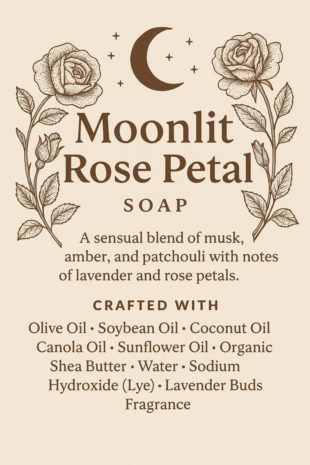 Moonlit Rose Petal Soap
