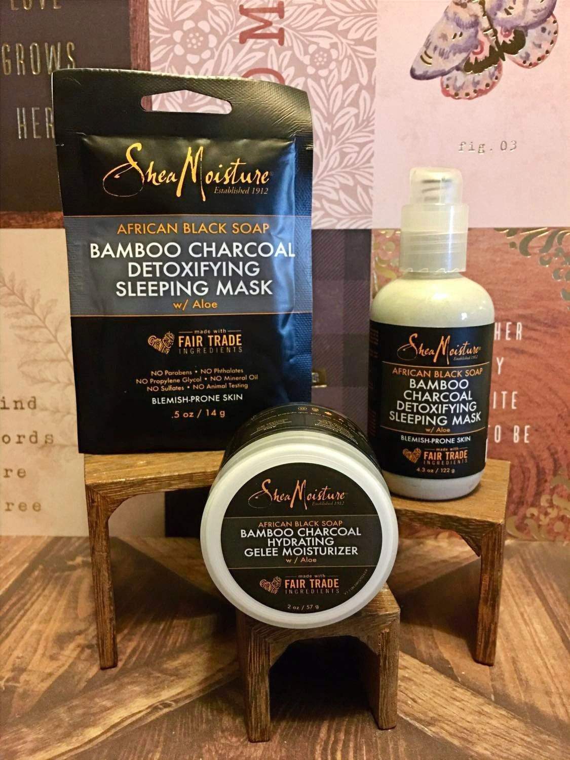 Shea Moisture Detoxifying and Hydrating Facial System Kit