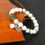 Thumbnail: Black Onyx & White Howlite Marble Gemstone Couples Bracelets