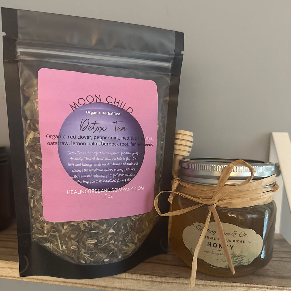 Thumbnail: Organic Tea and Blue Ridge Honey Gift Set 