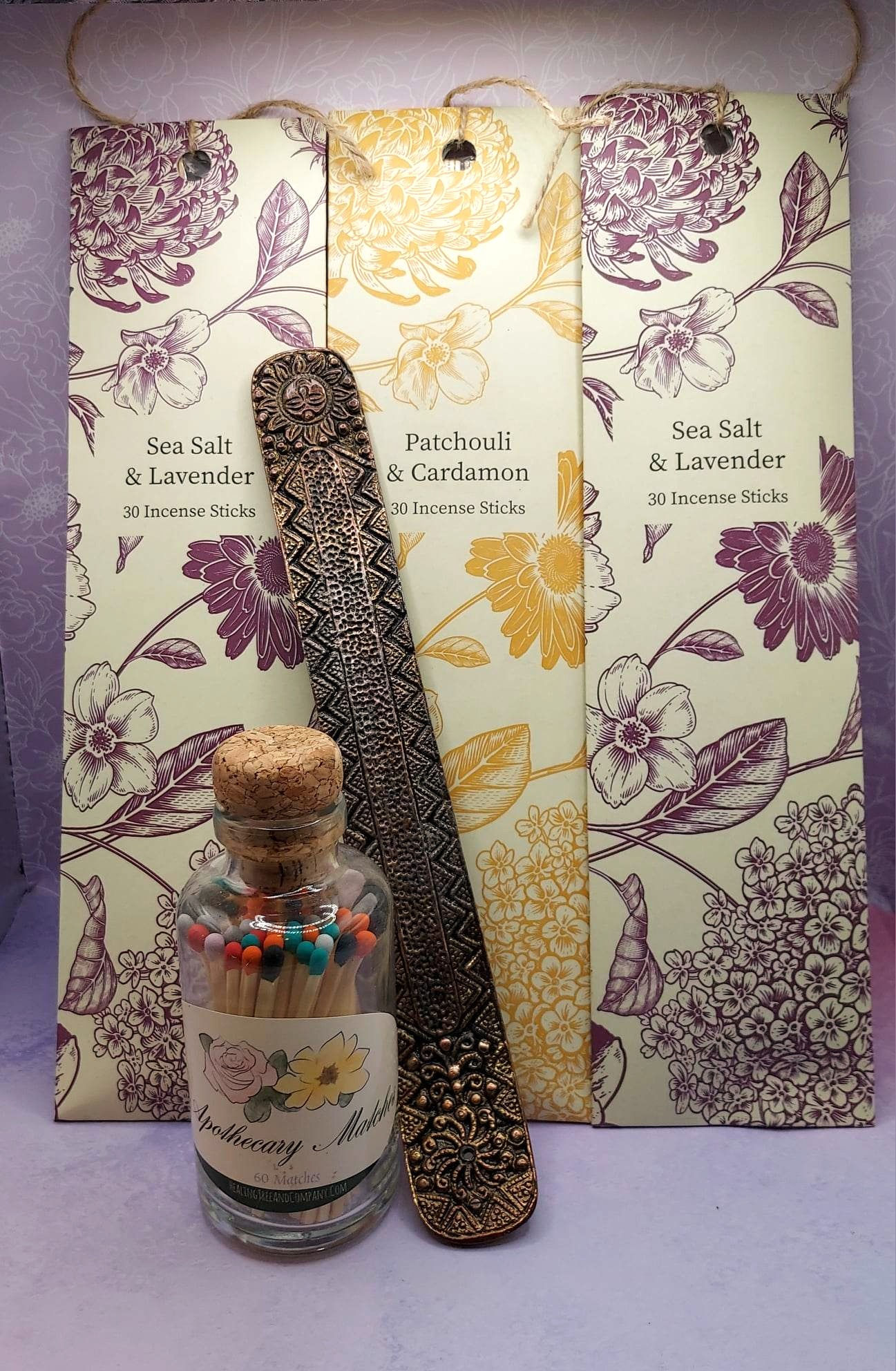 Incense Gift Collection With Cosmic Confetti Apothecary Matchsticks